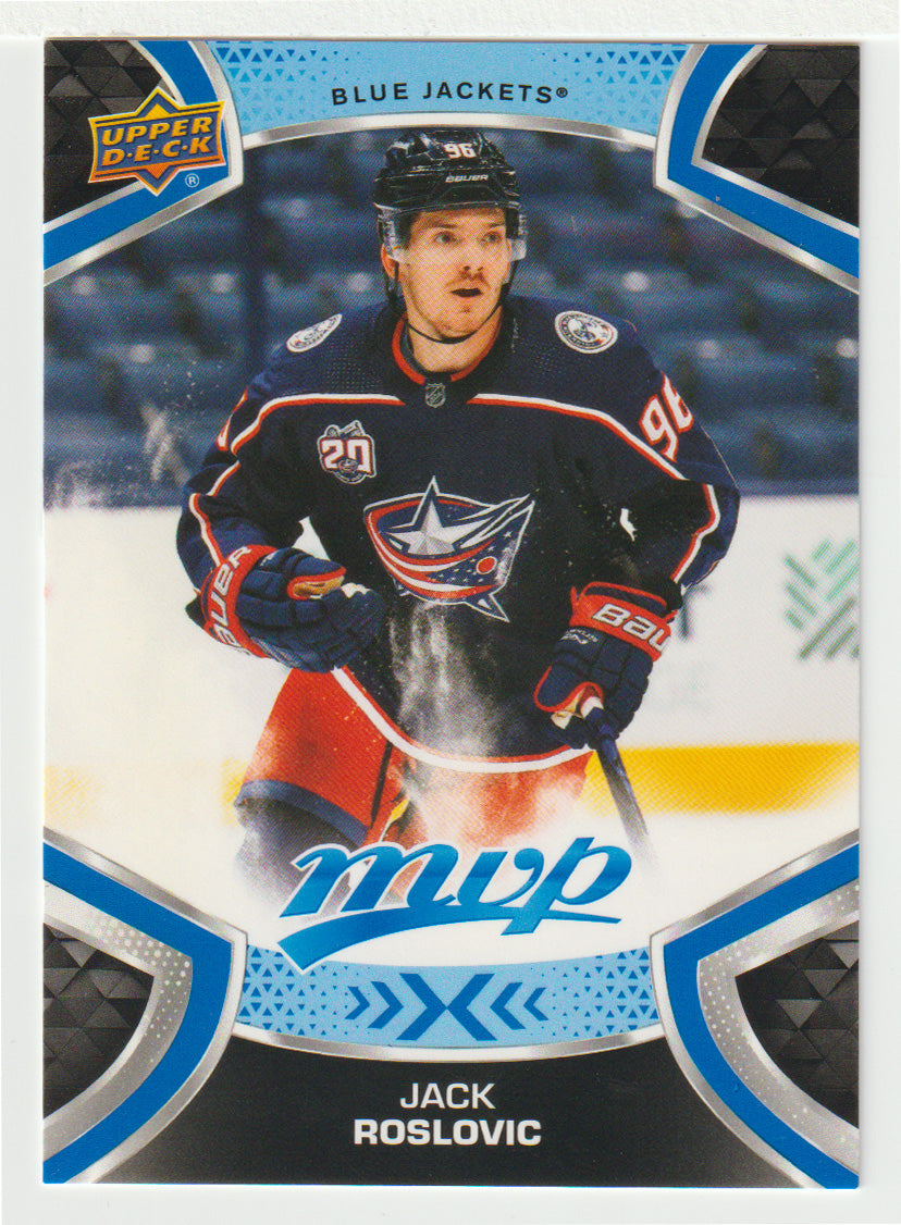 Jack Roslovic - Columbus Blue Jackets (NHL Hockey Card) 2021-22 Upper Deck MVP Factory Set # 98 Mint