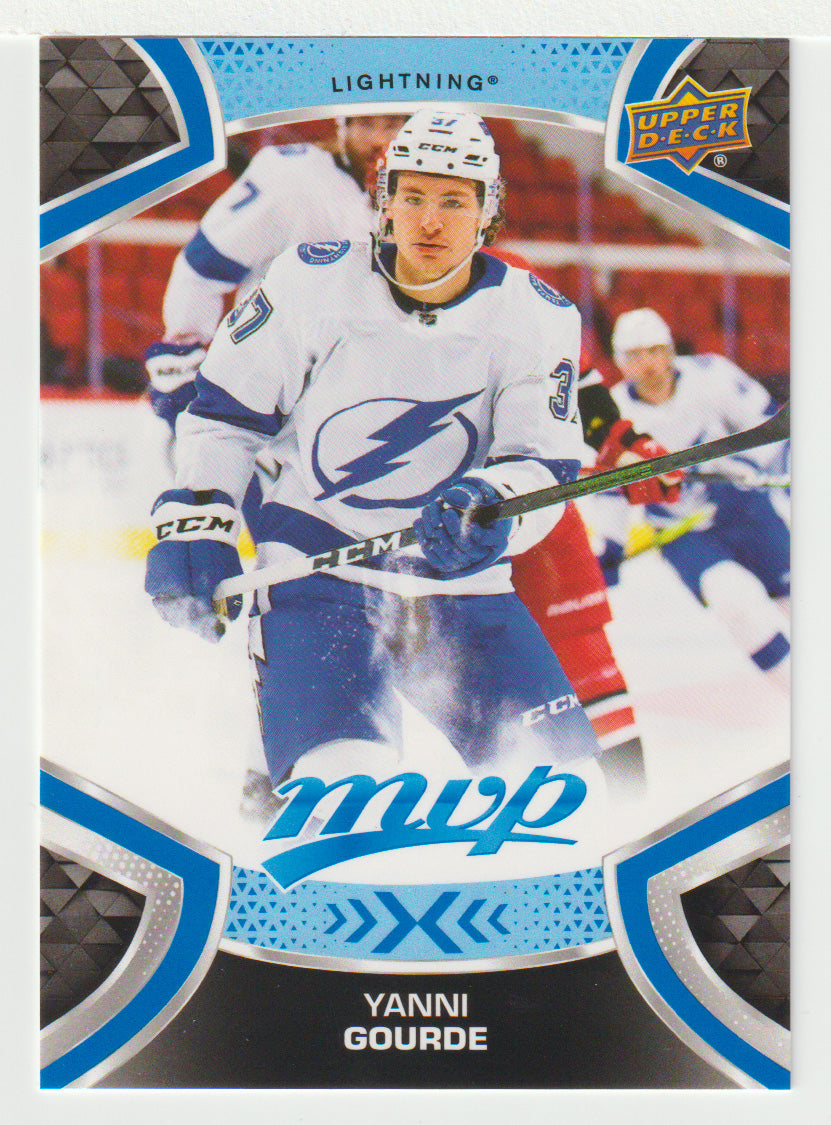 Yanni Gourde - Tampa Bay Lightning (NHL Hockey Card) 2021-22 Upper Deck MVP Factory Set # 110 Mint