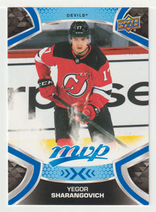 Yegor Sharangovich - New Jersey Devils (NHL Hockey Card) 2021-22 Upper Deck MVP Factory Set # 146 Mint