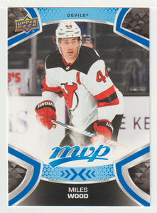 Miles Wood - New Jersey Devils (NHL Hockey Card) 2021-22 Upper Deck MVP Factory Set # 154 Mint