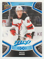 Miles Wood - New Jersey Devils (NHL Hockey Card) 2021-22 Upper Deck MVP Factory Set # 154 Mint
