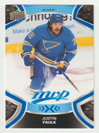 Justin Faulk - St. Louis Blues (NHL Hockey Card) 2021-22 Upper Deck MVP Factory Set # 172 Mint
