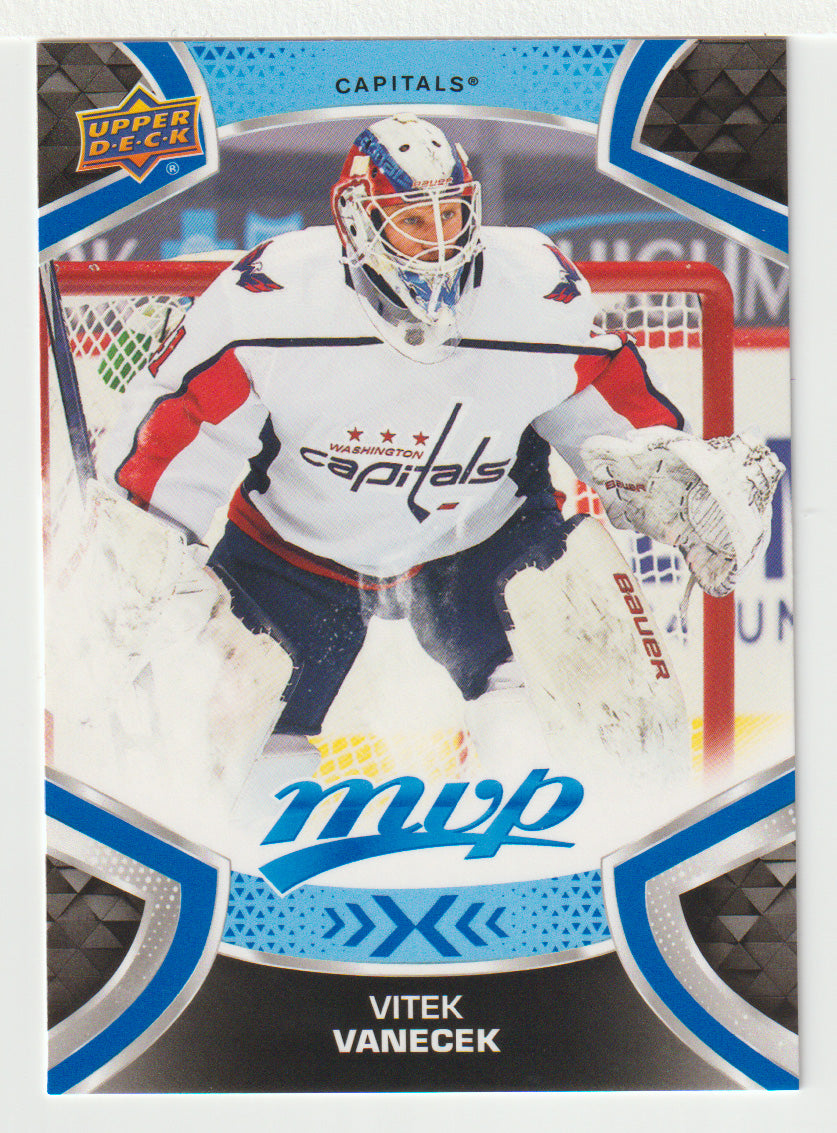 Vitek Vanecek - Washington Capitals (NHL Hockey Card) 2021-22 Upper Deck MVP Factory Set # 179 Mint