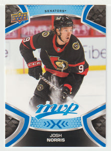 Josh Norris - Ottawa Senators (NHL Hockey Card) 2021-22 Upper Deck MVP Factory Set # 180 Mint
