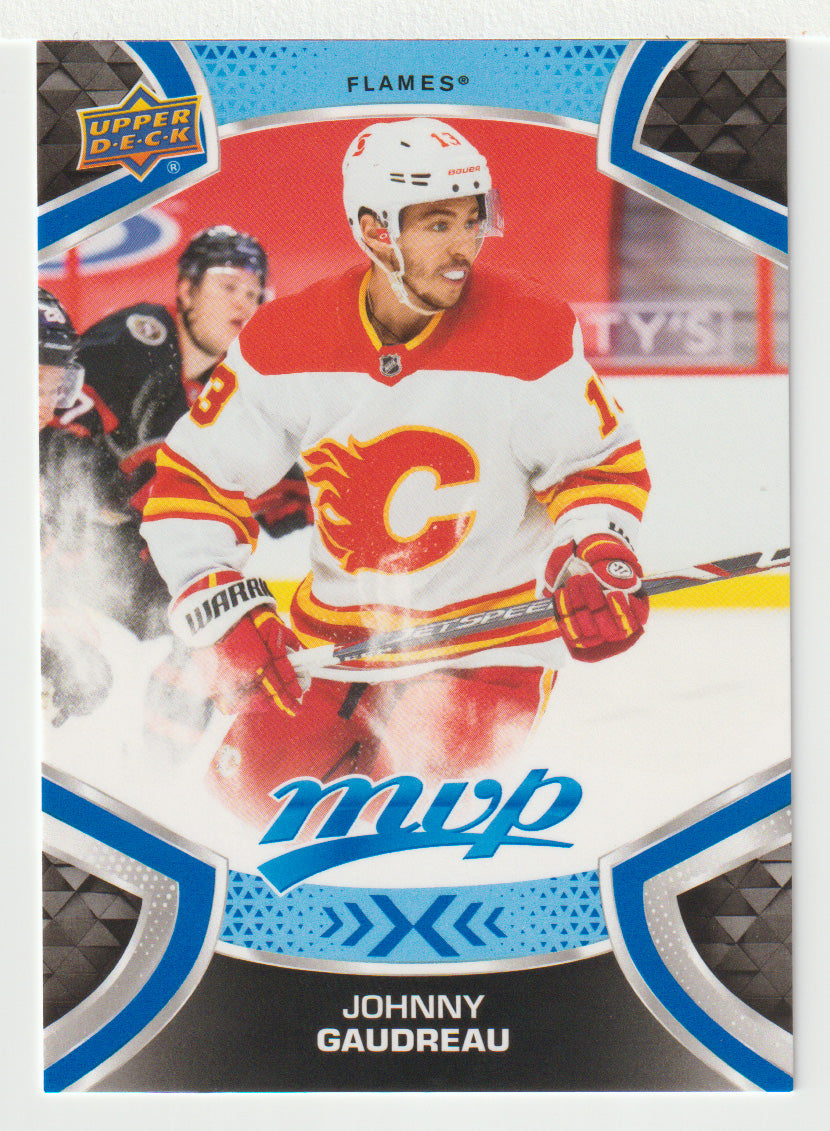 Johnny Gaudreau - Calgary Flames (NHL Hockey Card) 2021-22 Upper Deck MVP Factory Set # 183 Mint