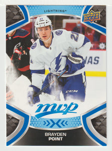 Brayden Point - Tampa Bay Lightning (NHL Hockey Card) 2021-22 Upper Deck MVP Factory Set # 186 Mint