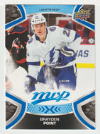 Brayden Point - Tampa Bay Lightning (NHL Hockey Card) 2021-22 Upper Deck MVP Factory Set # 186 Mint
