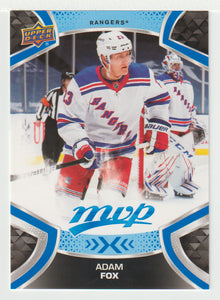 Adam Fox - New York Rangers (NHL Hockey Card) 2021-22 Upper Deck MVP Factory Set # 190 Mint