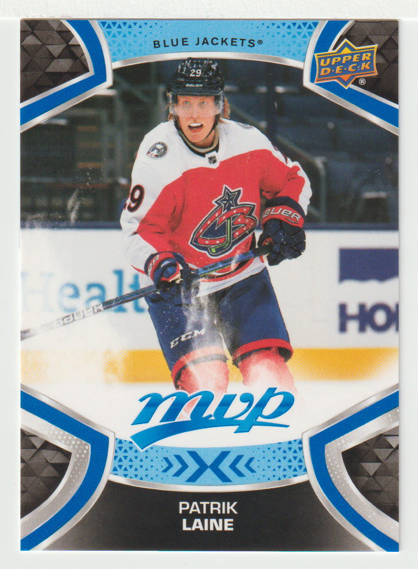 Patrik Laine - Columbus Blue Jackets (NHL Hockey Card) 2021-22 Upper Deck MVP Factory Set # 192 Mint
