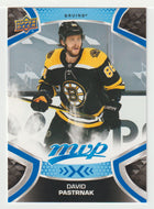 David Pastrnak - Boston Bruins (NHL Hockey Card) 2021-22 Upper Deck MVP Factory Set # 196 Mint