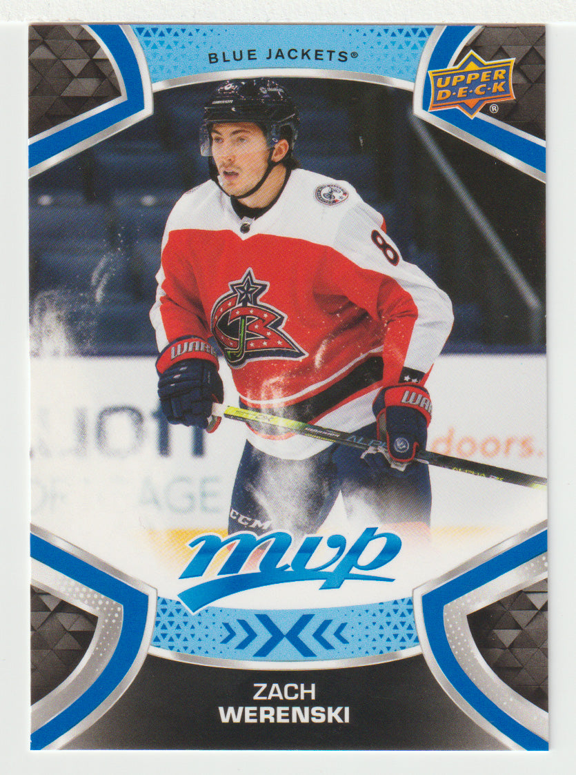 Zach Werenski - Columbus Blue Jackets (NHL Hockey Card) 2021-22 Upper Deck MVP Factory Set # 198 Mint