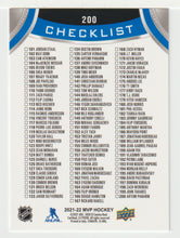 Load image into Gallery viewer, Artemi Panarin - New York Rangers - Checklist # 2 (NHL Hockey Card) 2021-22 Upper Deck MVP Factory Set # 200 Mint
