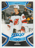 Jack Hughes SP - New Jersey Devils (NHL Hockey Card) 2021-22 Upper Deck MVP Factory Set # 207 Mint