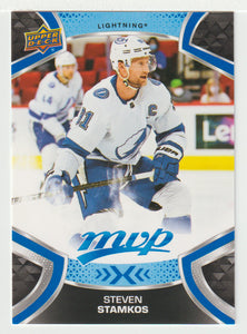 Steven Stamkos SP - Tampa Bay Lightning (NHL Hockey Card) 2021-22 Upper Deck MVP Factory Set # 214 Mint