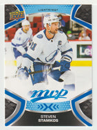 Steven Stamkos SP - Tampa Bay Lightning (NHL Hockey Card) 2021-22 Upper Deck MVP Factory Set # 214 Mint