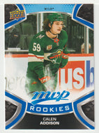 Calen Addison SP - Minnesota Wild (NHL Hockey Card) 2021-22 Upper Deck MVP Factory Set # 221 Mint