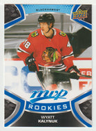 Wyatt Kalynuk SP - Chicago Blackhawks (NHL Hockey Card) 2021-22 Upper Deck MVP Factory Set # 222 Mint