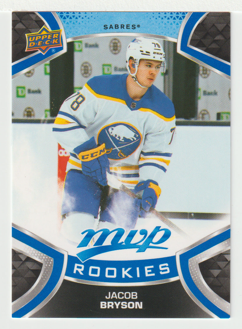 Jacob Bryson SP - Buffalo Sabres (NHL Hockey Card) 2021-22 Upper Deck MVP Factory Set # 224 Mint