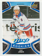Zac Jones SP - New York Rangers (NHL Hockey Card) 2021-22 Upper Deck MVP Factory Set # 225 Mint