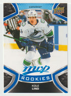 Kole Lind SP - Vancouver Canucks (NHL Hockey Card) 2021-22 Upper Deck MVP Factory Set # 226 Mint