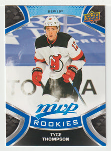 Tyce Thompson SP - New Jersey Devils (NHL Hockey Card) 2021-22 Upper Deck MVP Factory Set # 239 Mint