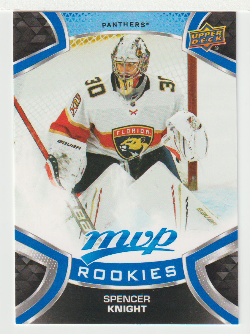 Spencer Knight SP - Florida Panthers (NHL Hockey Card) 2021-22 Upper Deck MVP Factory Set # 242 Mint