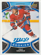 Cole Caufield SP - Montreal Canadiens (NHL Hockey Card) 2021-22 Upper Deck MVP Factory Set # 243 Mint