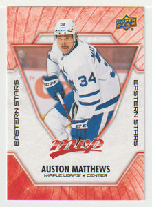 Auston Matthews - Toronto Maple Leafs - Eastern Stars (NHL Hockey Card) 2021-22 Upper Deck MVP Factory Set # ES-1 Mint