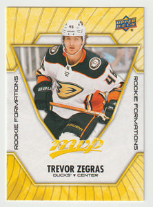 Trevor Zegras - Anaheim Ducks - Rookie Formations (NHL Hockey Card) 2021-22 Upper Deck MVP Factory Set # RF-1 Mint