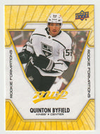 Quinton Byfield - Los Angeles Kings - Rookie Formations (NHL Hockey Card) 2021-22 Upper Deck MVP Factory Set # RF-3 Mint