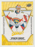 Spencer Knight - Florida Panthers - Rookie Formations (NHL Hockey Card) 2021-22 Upper Deck MVP Factory Set # RF-4 Mint