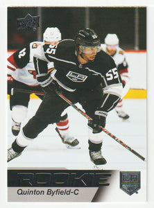 Quinton Byfield - Los Angeles Kings (NHL Hockey Card) 2021-22 Upper Deck Star Rookies # 8 Mint