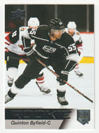 Quinton Byfield - Los Angeles Kings (NHL Hockey Card) 2021-22 Upper Deck Star Rookies # 8 Mint