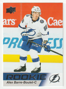 Alex Barre-Boulet - Tampa Bay Lightning (NHL Hockey Card) 2021-22 Upper Deck Star Rookies # 12 Mint