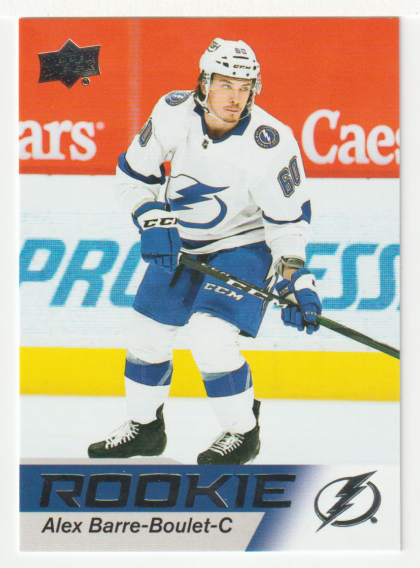 Alex Barre-Boulet - Tampa Bay Lightning (NHL Hockey Card) 2021-22 Upper Deck Star Rookies # 12 Mint