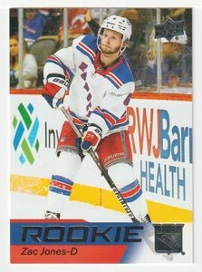 Zac Jones - New York Rangers (NHL Hockey Card) 2021-22 Upper Deck Star Rookies # 14 Mint