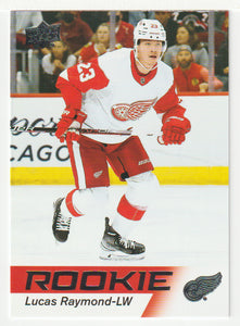 Lucas Raymond - Detroit Red Wings (NHL Hockey Card) 2021-22 Upper Deck Star Rookies # 20 Mint