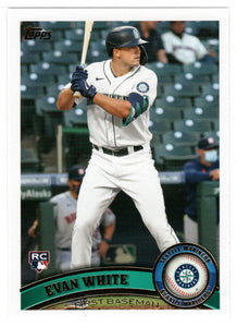 Evan White RC - Seattle Mariners (MLB Baseball Card) 2021 Topps Archives # 272 Mint