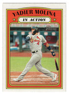 Yadier Molina - St. Louis Cardinals - In Action (MLB Baseball Card) 2021 Topps Heritage # 18 Mint