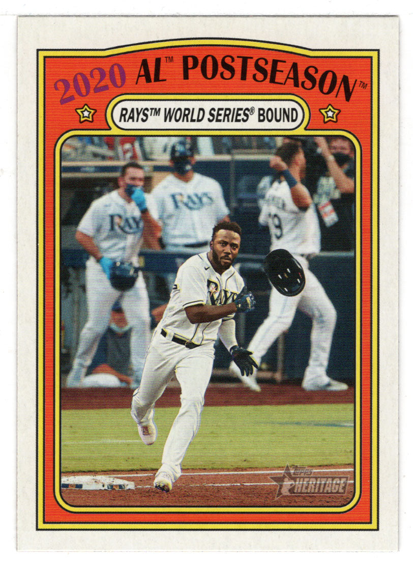 Randy Arozarena - Tampa Bay Rays - 2020 AL Post Season (MLB Baseball Card) 2021 Topps Heritage # 24 Mint