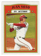 Juan Soto - Washington Nationals - In Action (MLB Baseball Card) 2021 Topps Heritage # 36 Mint