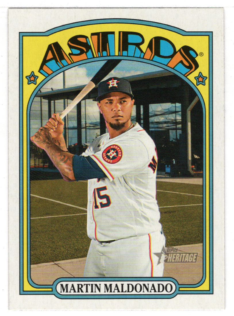 Martin Maldonado - Houston Astros (MLB Baseball Card) 2021 Topps Heritage # 117 Mint