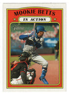 Mookie Betts - Los Angeles Dodgers - In Action (MLB Baseball Card) 2021 Topps Heritage # 168 Mint