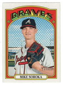 Mike Soroka - Atlanta Braves (MLB Baseball Card) 2021 Topps Heritage # 213 Mint