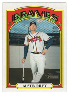Austin Riley - Atlanta Braves (MLB Baseball Card) 2021 Topps Heritage # 226 Mint