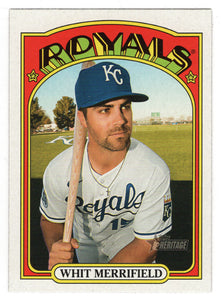 Whit Merrifield - Kansas City Royals - SP (MLB Baseball Card) 2021 Topps Heritage # 476 Mint