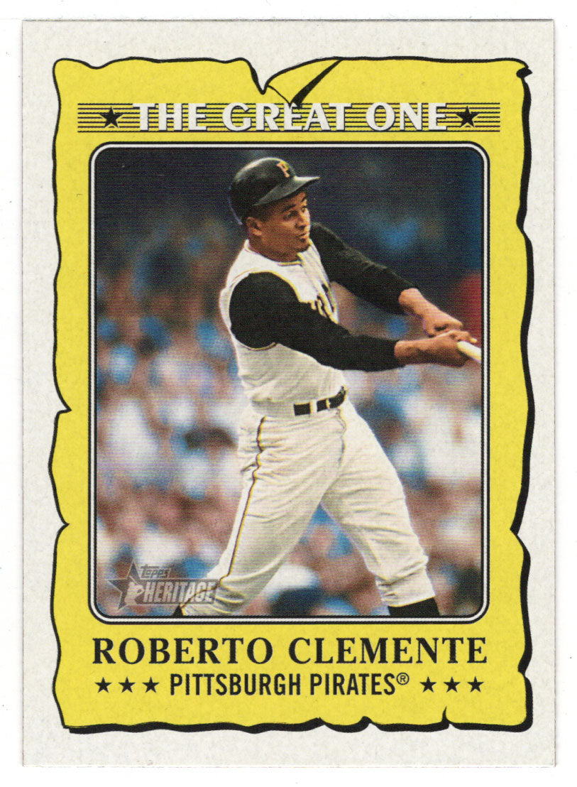 Roberto Clemente - Pittsburgh Pirates (MLB Baseball Card) 2021 Topps Heritage - The Great One # GO-1 Mint