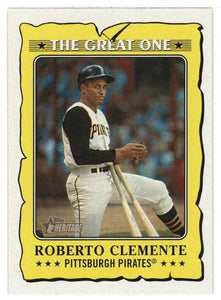 Roberto Clemente - Pittsburgh Pirates (MLB Baseball Card) 2021 Topps Heritage - The Great One # GO-7 Mint