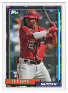 Luis Garcia - Washington Nationals - Redux (MLB Baseball Card) 2021 Topps Update # T92-50 Mint