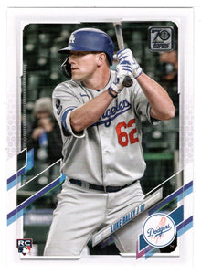 Luke Raley RC - Los Angeles Dodgers (MLB Baseball Card) 2021 Topps Update # US-7 Mint